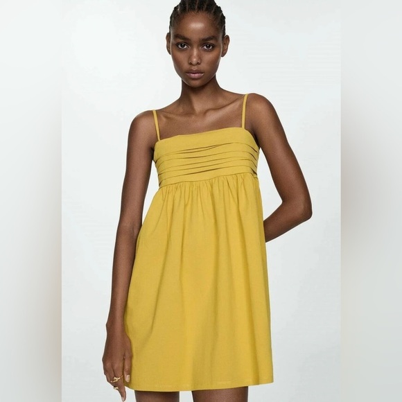 NWT Mango Ziti Dress 🍋 - Picture 1 of 7